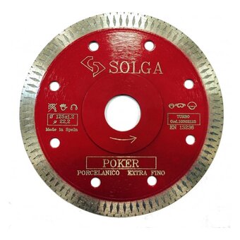  Диск алмазный Solga Diamant Hard Materials 10302125 1,2мм сплошной гранит, керамогранит 125мм/22,23 
