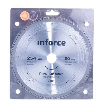  Пильный диск Inforce 11-01-615 254х30х96 по алюминию 