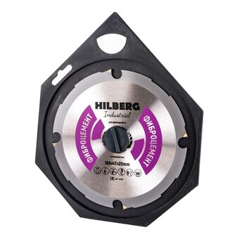  Диск пильный Hilberg Industrial HC165 165х4Tх20 фиброцемент 