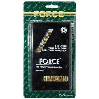  Набор ключей Torx FORCE 5092 Г-образных 9пр. 