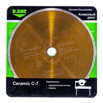  Алмазный диск D.BOR Ceramic C-7, (D-C-C-07-0250-030) 250x2,6x30/25,4 