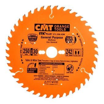  Диск пильный по дереву CMT 250x30x2,4/1,6 271.250.42M 