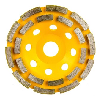 Чашка алмазная двухрядная Biber 70711(тов-145431) 125мм 