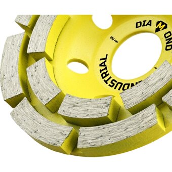  Чашка алмазная сегментная двухрядная по бетону Diamond Industrial DIDCH100S 100 мм 