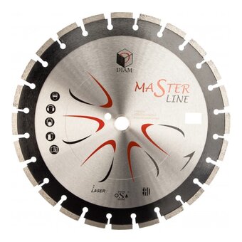  Алмазный сегментный круг Diam 1A1RSS (000504) Железобетон Master Line 400x3,0x10x25,4 