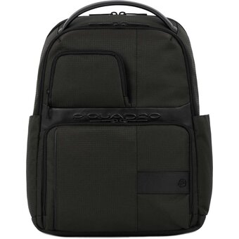  Рюкзак мужской Piquadro Wollem CA6238W129/N черный полиэстер/натур.кожа 