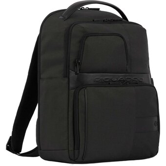  Рюкзак мужской Piquadro Wollem CA6238W129/N черный полиэстер/натур.кожа 