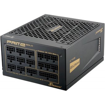  Блок питания Seasonic ATX 1300W Prime Gold SSR-1300GD 80+ gold (24+4+4pin) 135mm fan 12xSata Cab Manag RTL 
