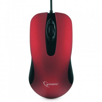  Мышь Gembird MOP-400-R Red, USB 