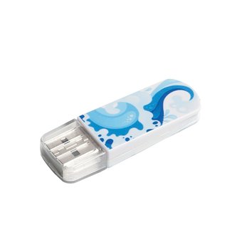  USB-флешка 16G USB 2.0 Verbatim Mini Elements Edition Water (49407) 