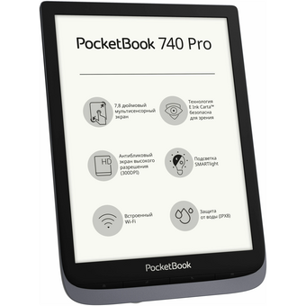  Электронная книга PocketBook 740 Pro (PB740-2-J-WW) Metallic Grey WW 