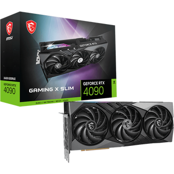  Видеокарта MSI RTX4090 (RTX4090 Gaming X Slim 24G) GDDR6X 384-bit 2*DP, HDMI 