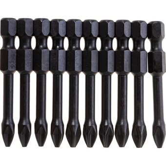  Бита ЗУБР Профи 26021-2-50-S10 E 1/4'' PH2 50мм 10шт 