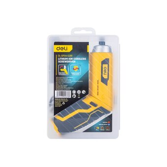  Отвертка аккумуляторная Deli DL-DP04-E2B1 встроенный акк 