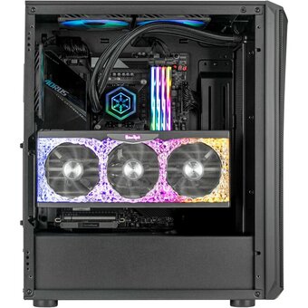  Корпус Silverstone SST-FA512Z-BG G41FA512ZBG0020 High airflow ATX mid-tower chassis with dual radiator support and ARGB lighting High airflow ATX 