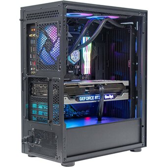  Корпус Silverstone SST-FA512Z-BG G41FA512ZBG0020 High airflow ATX mid-tower chassis with dual radiator support and ARGB lighting High airflow ATX 