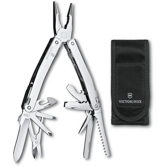  Мультитул Victorinox SwissTool Spirit MX (3.0224.MN) 105мм 24функц. серебристый 