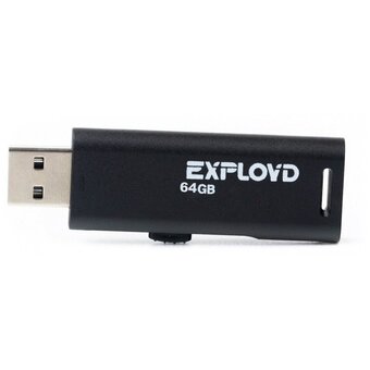  USB-флешка EXPLOYD 64GB-580-черный 