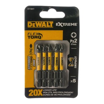  Биты ударные Dewalt Impact Torsion DT7391T-QZ Pz2, 57мм 
