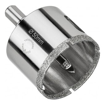  Коронка алмазная по керамограниту с центрирующим сверлом Diamond Industrial DIDCSC050 50мм 