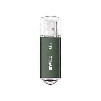  USB-флешка Silicon Power SP032GBUF2M01V1N 32Gb Ultima II, USB 2.0, Зеленый 