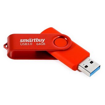  USB-флешка SMARTBUY (SB064GB3TWR) UFD 3.0/3.1 064GB Twist Red красный 