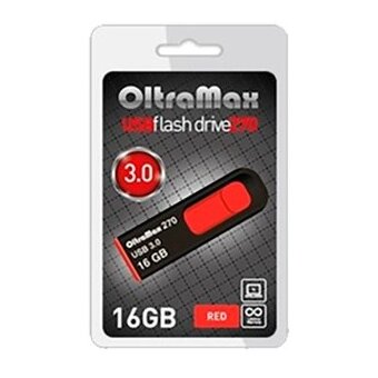  USB-флешка OLTRAMAX OM-16GB-270-Red 3.0 красный 