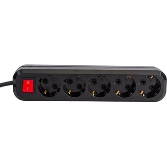  Сетевой фильтр 5Bites SP5B-350 5м, 5 розеток, 16A, черный 