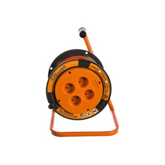 Удлинитель силовой GLANZEN EB-30-002 на катушке 4 гнезда ПВС 2x0,75 00012289 