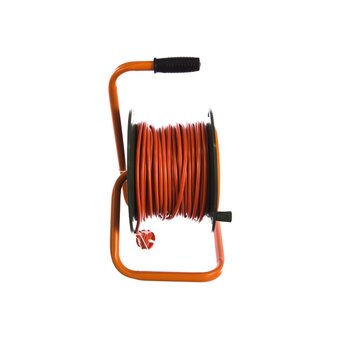  Удлинитель силовой GLANZEN EB-30-002 на катушке 4 гнезда ПВС 2x0,75 00012289 