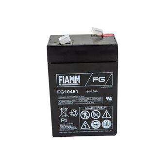 Аккумуляторная батарея FIAMM FG10451 6В - 4,5Ач 