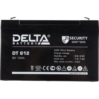  Аккумуляторная батарея Delta DT 612 