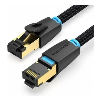  Патч-корд Vention IKGBH прямой SFTP cat.8 RJ45 - 2м. Черный 