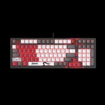  Клавиатура A4Tech Bloody S98 Naraka черный/красный USB for gamer LED 