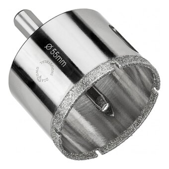  Коронка алмазная по керамограниту с центрирующим сверлом Diamond Industrial DIDCSC055 55мм 