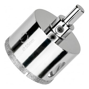  Коронка алмазная по керамограниту с центрирующим сверлом Diamond Industrial DIDCSC055 55мм 