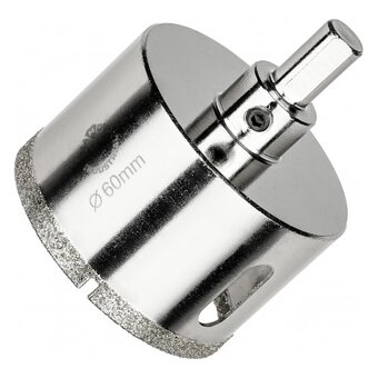  Коронка алмазная по керамограниту с центрирующим сверлом Diamond Industrial DIDCSC060 60мм 