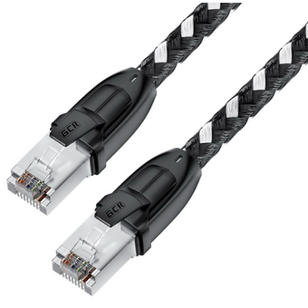  Патч-корд Greenconnect Prof Strong GCR-52778 прямой 3.0m, UTP медь кат.6, черно-белый 
