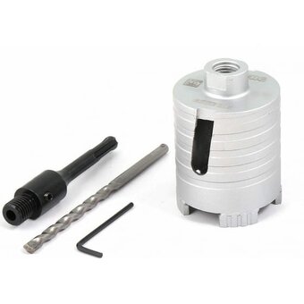  Коронка алмазная по бетону Hilberg Laser Five Teeth HP272 72 мм 