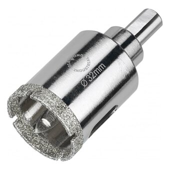  Коронка алмазная по керамограниту с центрирующим сверлом Diamond Industrial DIDCSC032 32мм 