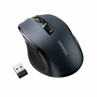 Мышь UGREEN Ergonomic Wireless Mouse MU006 (90545) Black 