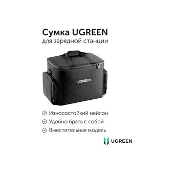  Сумка UGREEN LP667 Carrying Bag for Power Station 600W Space Gray 15236 