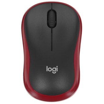  Мышь беспроводная Logitech M185 910-002237 красный 