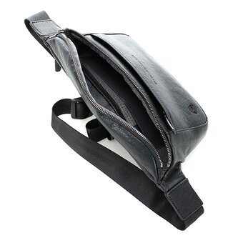  Сумка на пояс Piquadro Black Square CA2174B3/N черный натур.кожа 