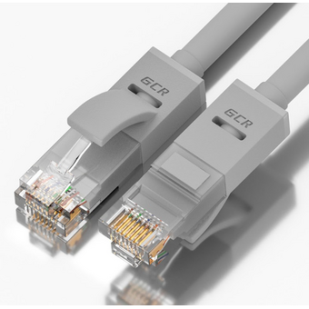  Патч-корд Greenconnect GCR-LNC03-2.5m прямой 2.5m, UTP кат.5e, серый 