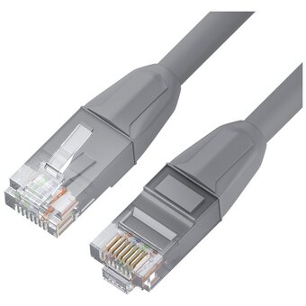  Патч-корд Greenconnect GCR-52750 прямой 2.0m LSZH UTP кат.6, серый 
