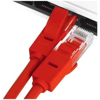  Патч-корд Greenconnect GCR-LNC04-3.0m прямой 3.0m, UTP кат.5e, красный 