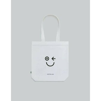  Сумка Gaston Luga GL9992 Smiley Tote Bag White 