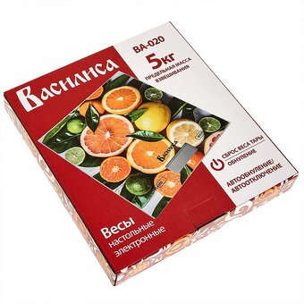  Весы кухонные ВАСИЛИСА ВА-020 Цитрусовый микс 