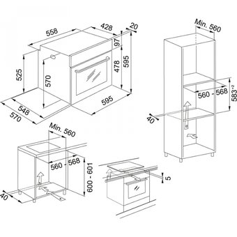  Духовой шкаф Franke FSL 86 H BK Better черный 
